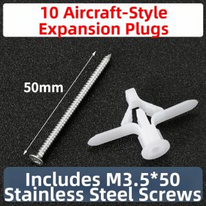 BAIRUITE | Expansion Anchor Butterfly Plugs for Hollow Walls M6 M8