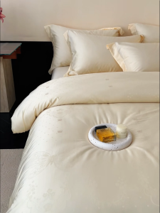 HAVN bed sheet set 4in1 bedding Set 65%Tencel lyocell+35%Cotton  (QUEENKING)Pillowcases quilt cover pillowcase soft cooling Breathable & Durable