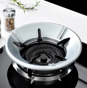 Japanese Energy Saving Gas Stove Cover Windproof Disk Windshield Bracket Universal Round 8 claws only 1pcs