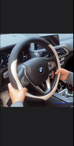Proton eMAS 5 Steering Wheel Cover Carbon Fiber Leather Anti-Slip e.MAS5 eMAS 5 Accessories