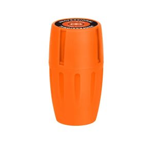 Choicest 2 in 1 Wine Barrel Shaped Tobacco Grinder with Hemp Storage Jar Portable 45*80mm Manual Herb Crusher Smoking Accessory
