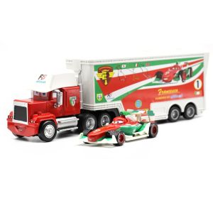 Disney | IN STOCK! Disney Pixar Cars And Truck Set Lightning Mcqueen Uncle Mike The King Cruz Model Trucks Car Christmas Gift for Kids #