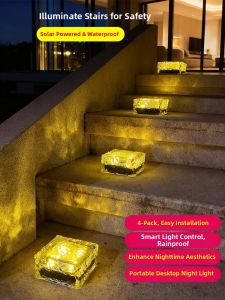 LIANGGUANGJING | Waterproof Solar Outdoor Garden Lights