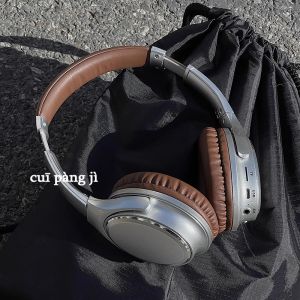 Retro American Wireless Bluetooth Headset Earphones Foldable Fashion Accessories Photography Decoration Stereo Sound