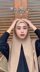 𝐃𝐕𝐂 -  Hijab Segitiga Instan Jersey Calista /Jilbab Instan Segitiga Premium Warna Lengkap / Kerudung Muslim Wanita