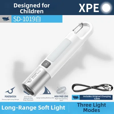 Smiling Shark | Eye-friendly Portable Rechargeable Waterproof Handheld Torch for Children