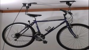 1Set gantungan sepeda atas plafon Multifungsi Standing bike lift Bike Hanger