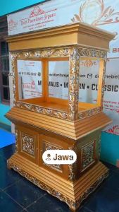 Aquarium / Akuarium Deki Furniture Jepara Kayu Jati Minimalis MEJA 1M 100cm