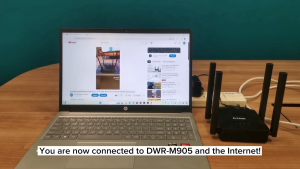 D-Link DWR-M905 300Mbps Wi-Fi 4G LTE Router