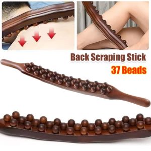 CHENJIE 37 Beads Body Massaging Stick Universal Handheld Acupoint Massager  Relax Therapy Massage Tool