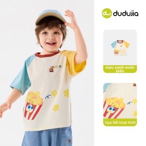 DUDUJIA | Áo Thun Hình Cartoon Chống Khuẩn 7A