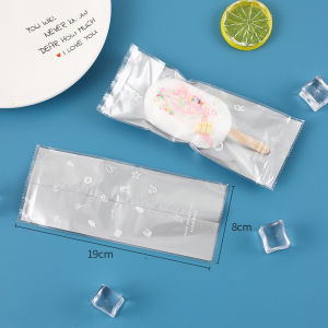 Ice-cream bag ice-cream wooden stick plastic machine sealing bag homemade household transparent popsicle ice lollipop packaging bag sub