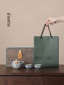 SYANF | High-Quality Hand-Held Gaiwan Tea Set for Women Gift