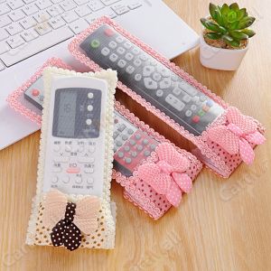 Lace Little Bear TV Remote Control Protect Anti-Dust Fashion Cute Cover Bags