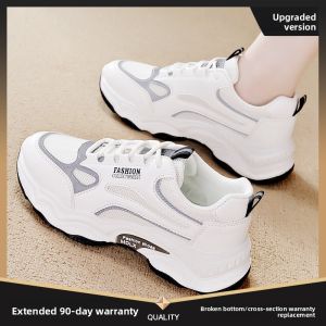 CUOYI | Genuine Leather Breathable Slip-resistant Casual Soft-soled Sporty Women Shoes