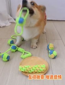 Dog Toys Dogs Chew Teeth Clean toys Grinding Teeth Traning Fun Playing Cotton Rope