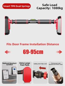 PINJIAN | Indoor No-drilling Pull-up Bar for Fitness