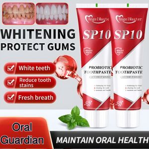 SP10 Probiotics Whitening Toothpaste Whitening And Stain Removal Toothpaste Remove Yellow Tartar Eliminate Bad Breath Fresh Breath