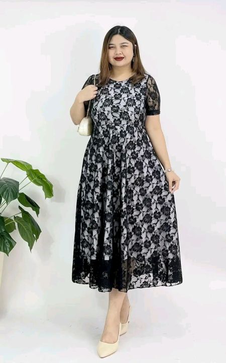 roxy lace dress Bardot Roxy Lace Dress Pink Pop SM