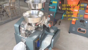 Máy Xát Gạo gia Đình Xát Gạo Nghiền Cám mịn Liên Hoàn Lọc Sạn Gạo