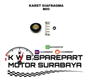 Karet Diafragma Mio - Membran Vakum Karburator Mio Old Lama / Mio Sporty / Mio Smile / Mio Soul Karbu / Fino Karbu