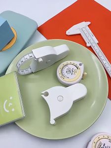 Body Tape Measure Retractable Women Body Tape Measure Sewing Tailor Measurement Tools Automatic Circle Ruler Automatic High Precision Measurement of Three Dimensions Fitness Ruler Waist Hip Arm Leg Measurement Soft Ruler