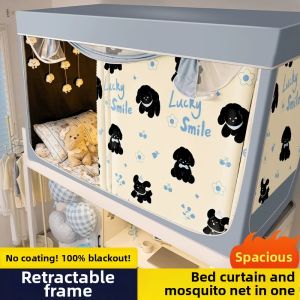 YANXI | Strong Sun Blocking Bed Curtain For Bunk Beds Easy Installation
