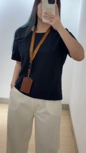 6151 Waffy Waffle Knit Top Blouse Atasan Wanita