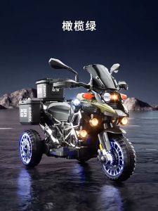 Motor Bike for Kids for 1-6 Years Children Toys for boy girl with Storage Box Ride on Rechargeable Motor 3 Wheels with Music LED Lights Gifts