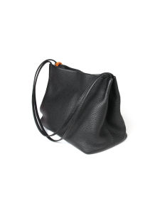 กระเป๋าผ้าไนลอนทรงสี่เหลี่ยมลายสก็อตสีดำแบบพกพาสำหรับเดินทาง กระเป๋าถือผู้หญิง กระเป๋าถือหนังแท้ กระเป๋าสะพายไหล่แบบลำลอง