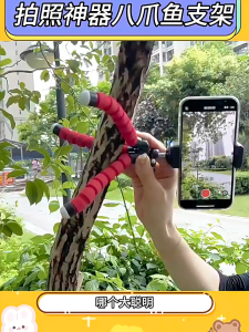 Giá Đỡ Bạch Tuộc Có Bluetooth – Tripod Mini 3 Chân Quay Video Điều Khiển Từ Xa Chụp Ảnh Tự Sướng