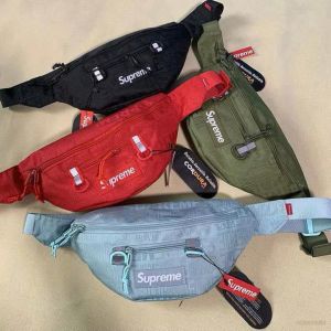 Supreme Running ChestBag Street Style Trend Casual Pouch Bag Men Women Couple Messenger Beg Dada Lelaki Beg Pinggang