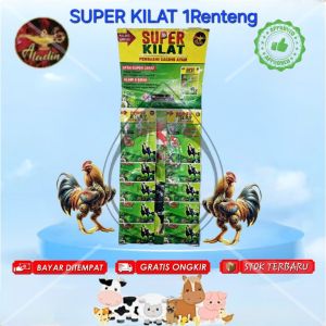 SUPER KILAT (1Renteng=10Sachet) ALADIN Pembasmi Cacing Ayam Efek Super Cepat Alami Aman