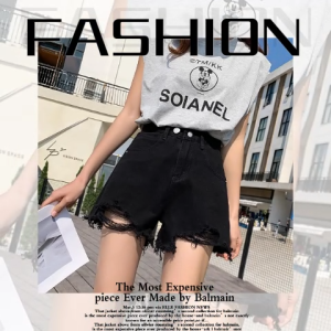 LKfashion งานเข้าใหม่พร้อมส่ง กางเกงยีนส์ขาสั้น ต้องมีติดบ้านกันนะ งานดีงานสวยแบบนี้ต้องไม่พลาด