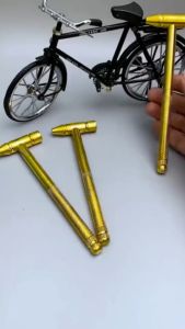 NEW pekakas petukangan obeng warna emas 6in1 palu emas mini