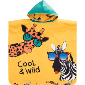 HUANKE | Quick-Dry Childrens Bath Towel Robe for Swimming and Diving