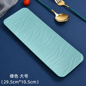 Đĩa Trang Trí Kiểu Trung Quốc Phong Cách Song Dynasty Đĩa Đựng Trà Đĩa Đựng Bánh Mì Đồ Ăn Kèm Thuốc Đồ Dùng Ăn Uống Hình Chữ Nhật