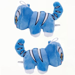 Anime Hunters Plush Cute Purple Tiger Black Hat Magpie With 3 Eyes Monster Hunt Girl Group Stuffed For Fans Gifts