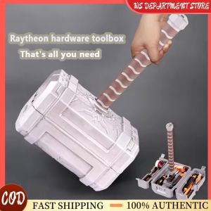 ThorHammer Tool Case Household Repair Kit Tool Kit For Home Repairing Accessories Digital Electric Pen Wrench Tools Gift