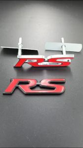 Emblem Mobil Grill Logo RS Bahan Metal Variasi Car