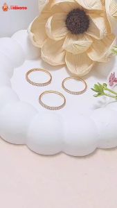 Cincin Emas Lintring Batu Putih LTR J5Ismoyo