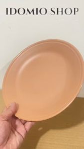 Dĩa Nhựa Tròn Nhám Ngói