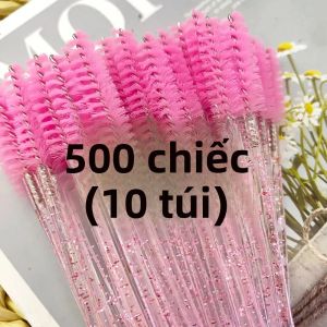 500 Chiếc Cọ Chuốt Mascara Dùng Một Lần Cọ Mi Spoolie Cho Nối Mi Và Lông Mày Nhiều Màu Sắc Dụng Cụ Làm Đẹp