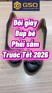 GIÀY BÚP BÊ ĐẾ BẰNG DA THẬT – GIÀY ĐỒNG PHỤC NHÀ HÀNG KHÁCH SẠN THIẾT KẾ THANH LỊCH – DỄ PHỐI ĐỒ • Giày búp bê mũi tròn điểm nơ xinh xắn nữ tính • Phù hợp môi trường nhà hàng – khách sạn – công sở – lễ tân • Mang với váy quần tây hay đồng phục đều đ
