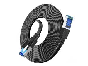 HANNUO | HANNUO Cat 8 Ethernet Cable High Speed Braided 40Gbps 2000Mhz Network Cord RJ45 for Router PC Modem Router PS 5/4 Network Cord