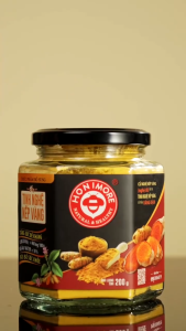 Combo Tinh nghệ nếp vàng Honimore 200g + 1 lọ Mật ong chín Honimore 360g - Giúp tăng cường sức khỏe