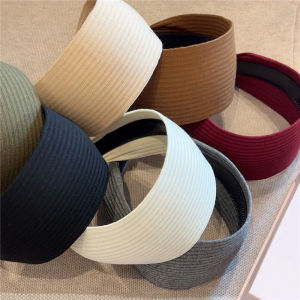 Artistic Knitted Hairband Multi-Color Simple High Hairline Washing Face Hair Clip Stylish Hair Accessories for Students