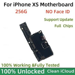 Unlocked For iPhone X XR XS Max Motherboard With/Without Face ID Support Update Logic Board Clean ICloud Main board