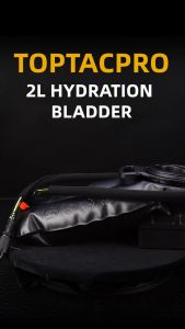TOPTACPRO Tactical 2L Hydration Bladder Water Bag Foldable Outdoor Water Storage Bag 8908