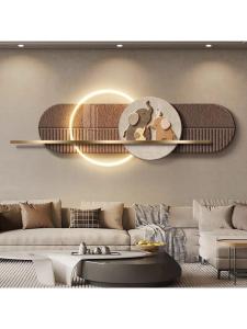 Modern Luxury Living Room and Bedroom Wall Art Crystal Ceramic